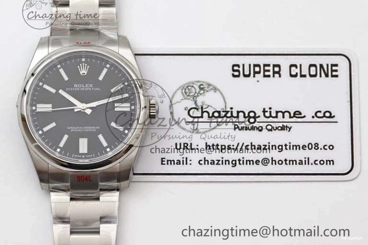Dial A2824 Oyster Edition Best EWF Steel 124300 Black 41mm on Perpetual SS Bracelet 904L 1:1 0504